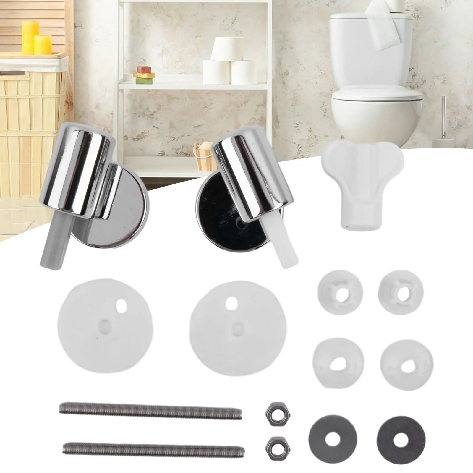 Toilet Soft Close Hinges Seat Hinge Replacement Traditional & Contemporary Toilet Lid Hinges Fixing Connector Replacement Parts
Toilet Soft Close Hinges Seat Hinge Replacement Traditional & Contemporary Toilet Lid Hinges Fixing Connector Replacement Parts