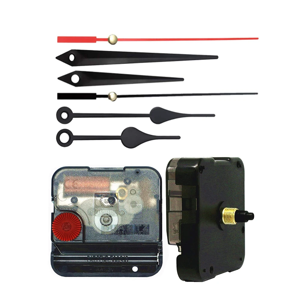 Non-ticking Silent Wall Clock Movement Mechanism with 2 Set Arrow Hand for DIY Clock Replacement Repair Parts Accessories
Non-ticking Silent Wall Clock Movement Mechanism with 2 Set Arrow Hand for DIY Clock Replacement Repair Parts Accessories