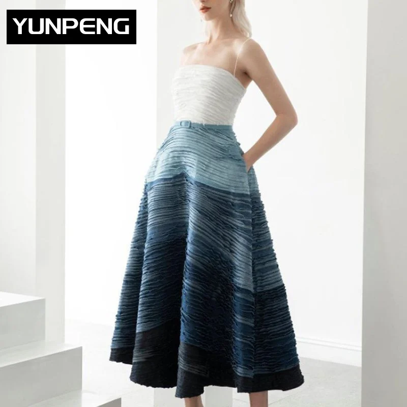 Fashion Strapless Contrast Color Dress Design Zipper Sleeveless High Waist Suspender Elegant Dresses For Women 2023 Luxury Brand
Fashion Strapless Contrast Color Dress Design Zipper Sleeveless High Waist Suspender Elegant Dresses For Women 2023 Luxury Brand