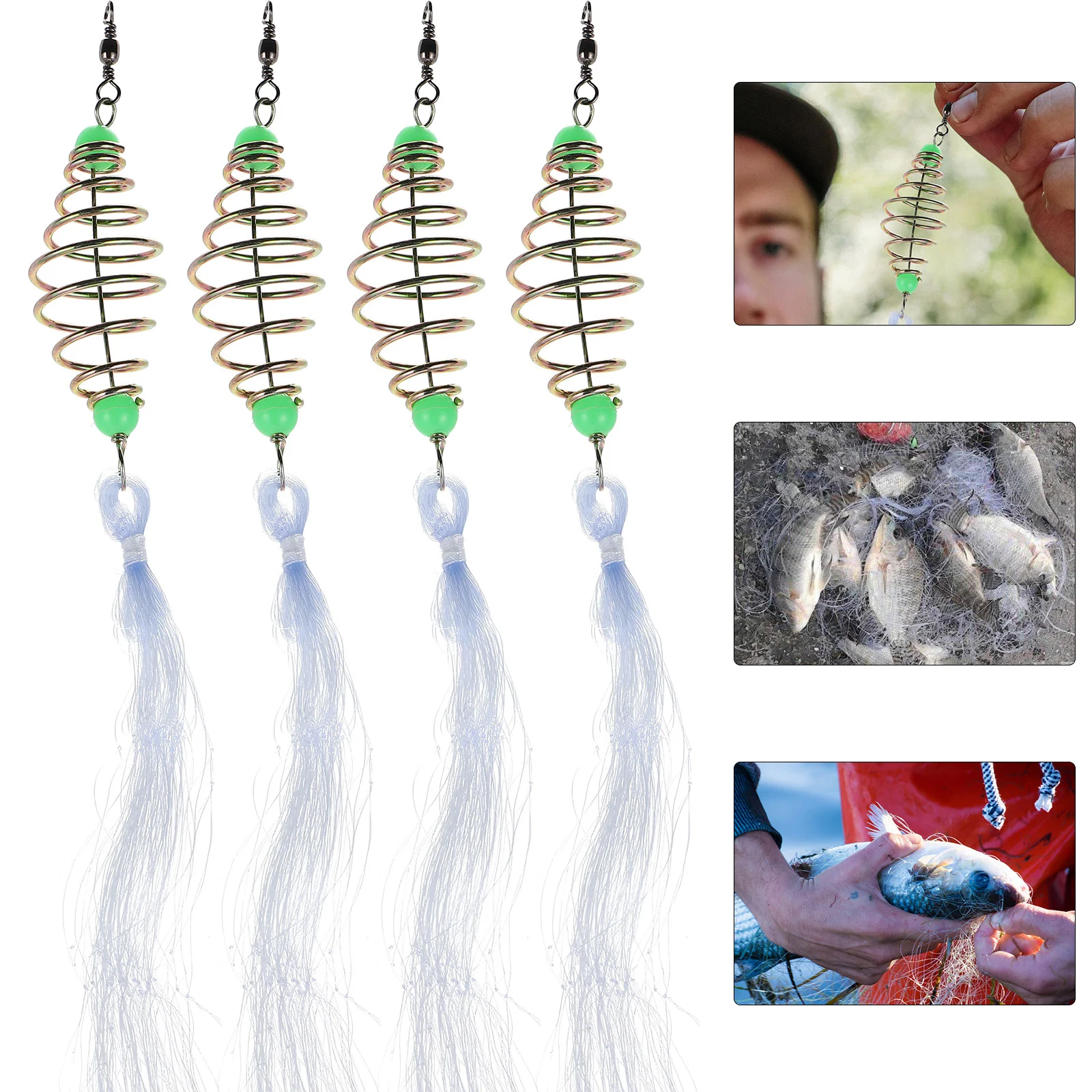 4 Pcs Net Prime Premium Durable Professional Fishnet Nylon for Sea Fishing Outdoor
4 Pcs Net Prime Premium Durable Professional Fishnet Nylon for Sea Fishing Outdoor