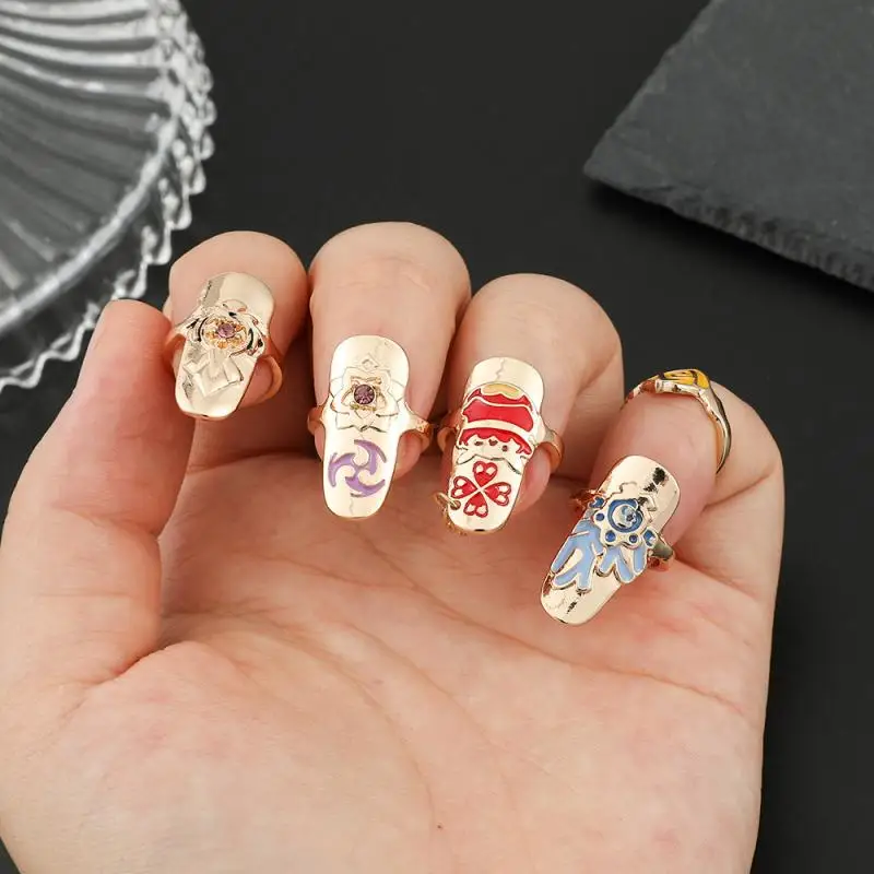 Kawaii Game Genshin Surrounding Serise Armor Ring Set Adjustable Index Finger Ring Fashion Accessories Baby Girl Festival Gift
Kawaii Game Genshin Surrounding Serise Armor Ring Set Adjustable Index Finger Ring Fashion Accessories Baby Girl Festival Gift