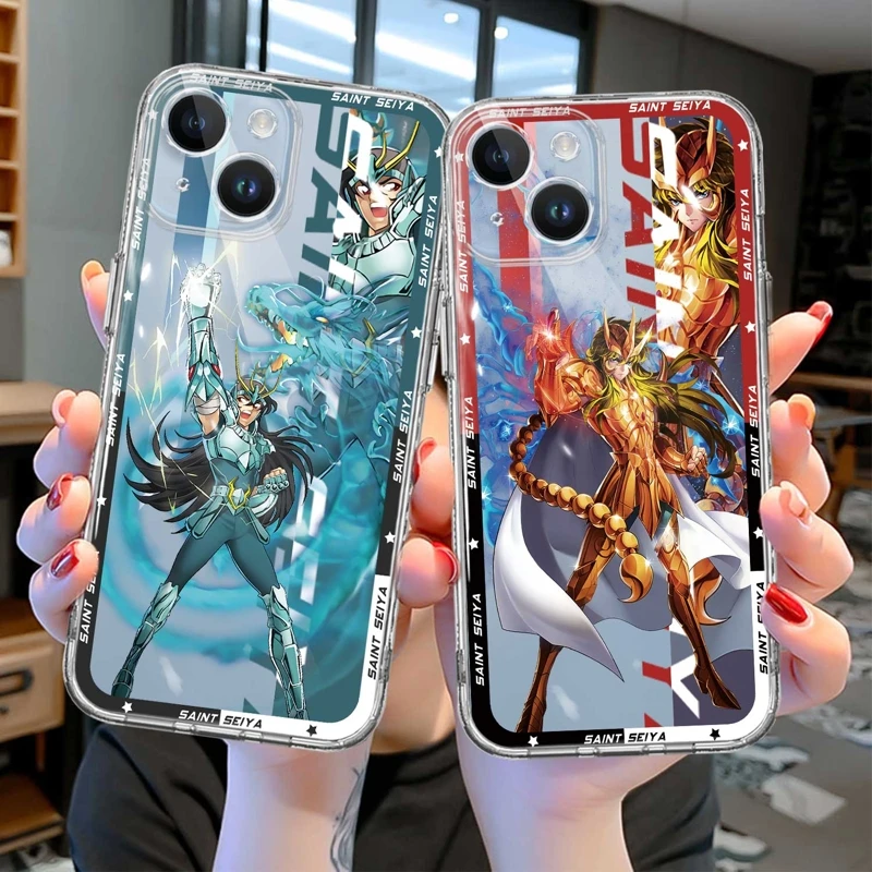 

Matte For Apple iPhone 11 12 XR 14 Pro Max 13 X XS Mini 12mini 13mini Saint Seiya Anime Japan Pegasus Dragon Phoenix Phone Case