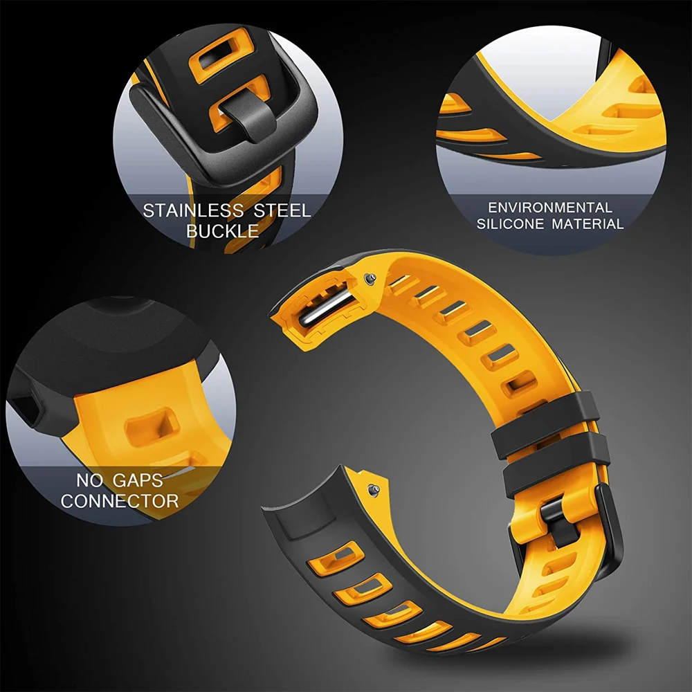 Applicable To Garmin Jiaming Watch 22mm Easy To Use Comfortable Fashion Waterproof And Sweat Resistant Silicone Strap 30g Sturdy
Applicable To Garmin Jiaming Watch 22mm Easy To Use Comfortable Fashion Waterproof And Sweat Resistant Silicone Strap 30g Sturdy