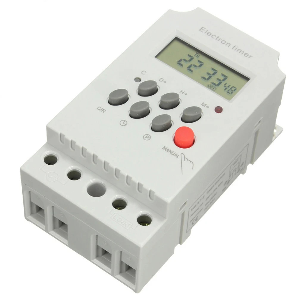 Smart Home Digital Timer KG316T-II AC/DC Timer 220V Digital Programmable Electronic Timer Switch Fence Smart Switch
Smart Home Digital Timer KG316T-II AC/DC Timer 220V Digital Programmable Electronic Timer Switch Fence Smart Switch