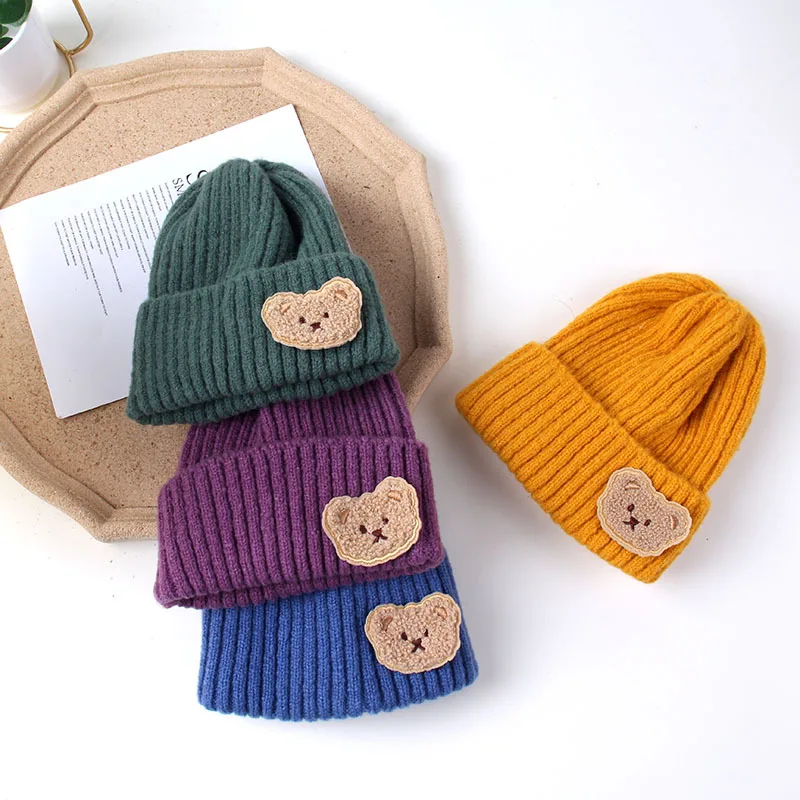 Cute Bear Winter Baby Knitted Hat Cartoon Solid Color Girls Boys Beanie Cap Korean Toddler Kid Warm Crochet Hats Gorras 모자
Cute Bear Winter Baby Knitted Hat Cartoon Solid Color Girls Boys Beanie Cap Korean Toddler Kid Warm Crochet Hats Gorras 모자