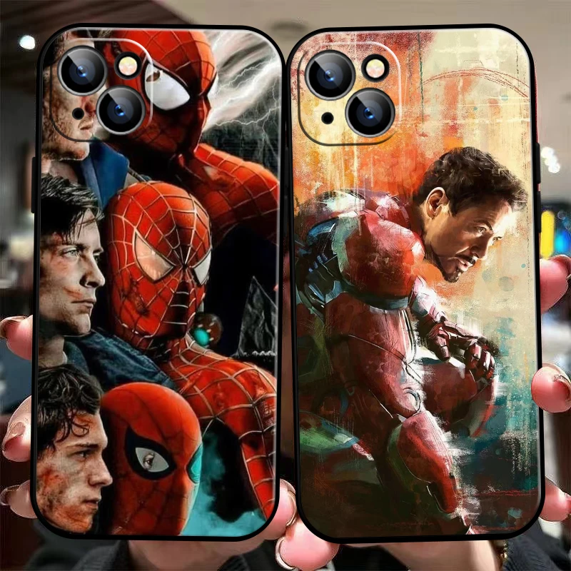 Avengers Spiderman Iron Man For Apple iPhone 13 12 11 Pro Max Mini X XR XS Max SE 6 6S 7 8 Plus Phone Case Back Carcasa Black
Avengers Spiderman Iron Man For Apple iPhone 13 12 11 Pro Max Mini X XR XS Max SE 6 6S 7 8 Plus Phone Case Back Carcasa Black