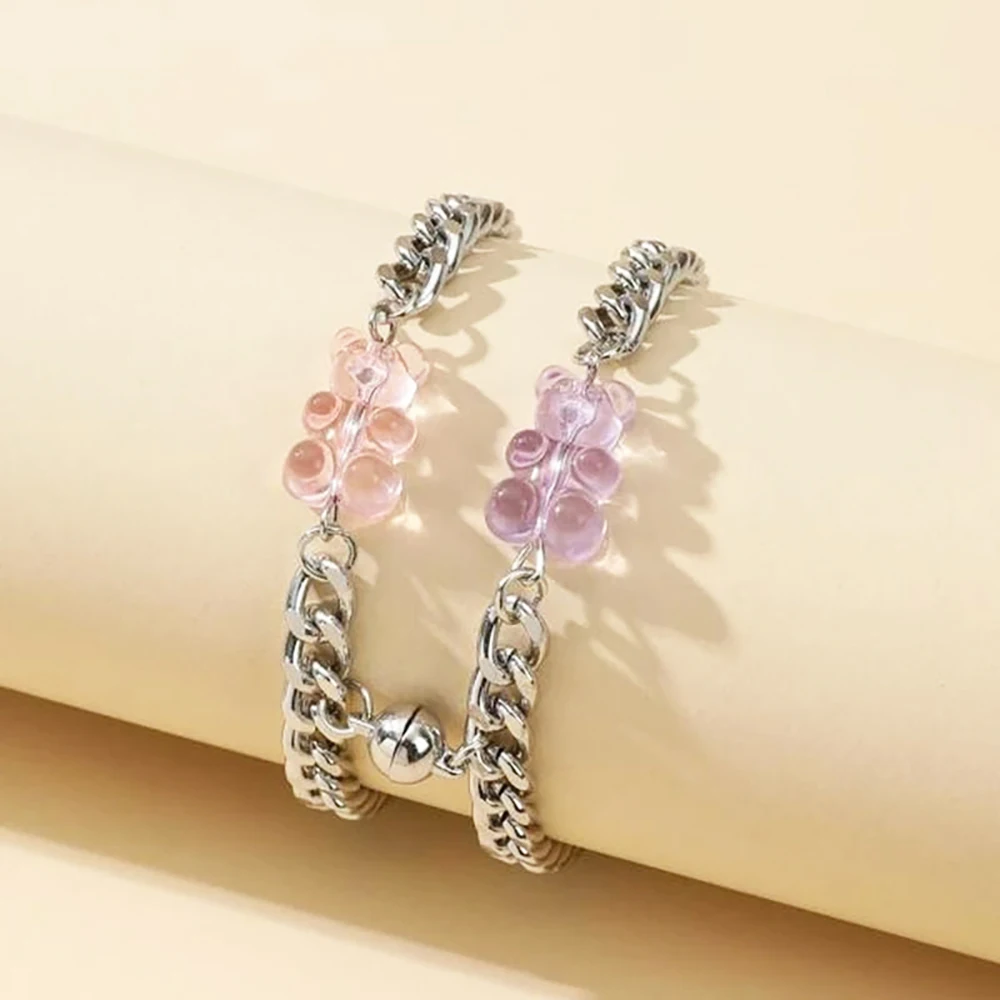 Trendy Crystal little bear for Women Fashion Lovers Bangle Bracelet Titanium steel Stainless Steel Bangles Feminina Jewelry Gift
Trendy Crystal little bear for Women Fashion Lovers Bangle Bracelet Titanium steel Stainless Steel Bangles Feminina Jewelry Gift