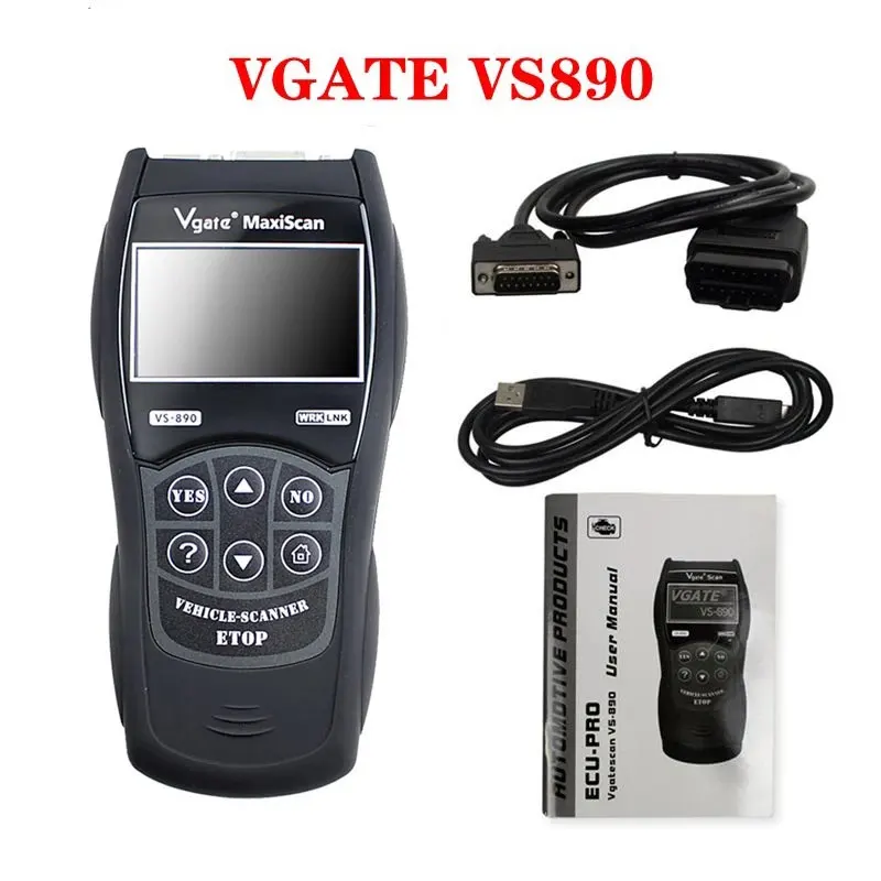2022 новейший диагностический сканер Vgate VS890S OBD2 VS890 Vgate сканер VS 890 CAN-BUS многоязычный считыватель кодов автомобиля Бесплатная доставка
2022 новейший диагностический сканер Vgate VS890S OBD2 VS890 Vgate сканер VS 890 CAN-BUS многоязычный считыватель кодов автомобиля Бесплатная доставка