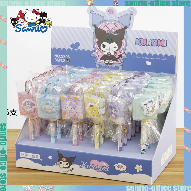 36pcs Sanrio Stationary Mini Sharing Notebooks Pendant Rollerball Pen Set Press Netural Pen School Supplies Wholesale
36pcs Sanrio Stationary Mini Sharing Notebooks Pendant Rollerball Pen Set Press Netural Pen School Supplies Wholesale