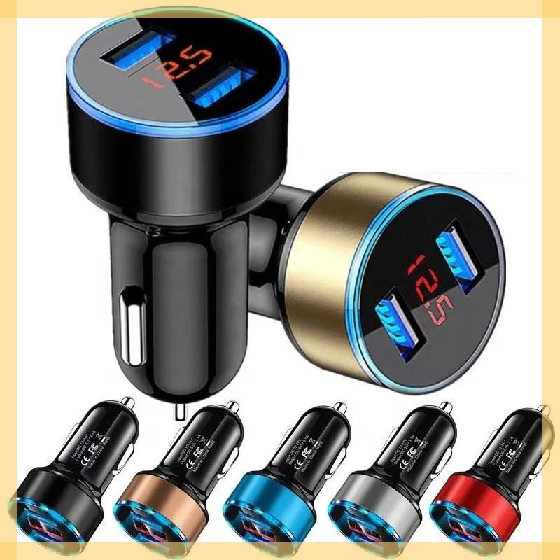 Charger 3.1A Quick Charge Dual USB Port LED Display Cigarette Lighter Phone Adapter for iPhone 12 11 8 redmi Sansung
Charger 3.1A Quick Charge Dual USB Port LED Display Cigarette Lighter Phone Adapter for iPhone 12 11 8 redmi Sansung