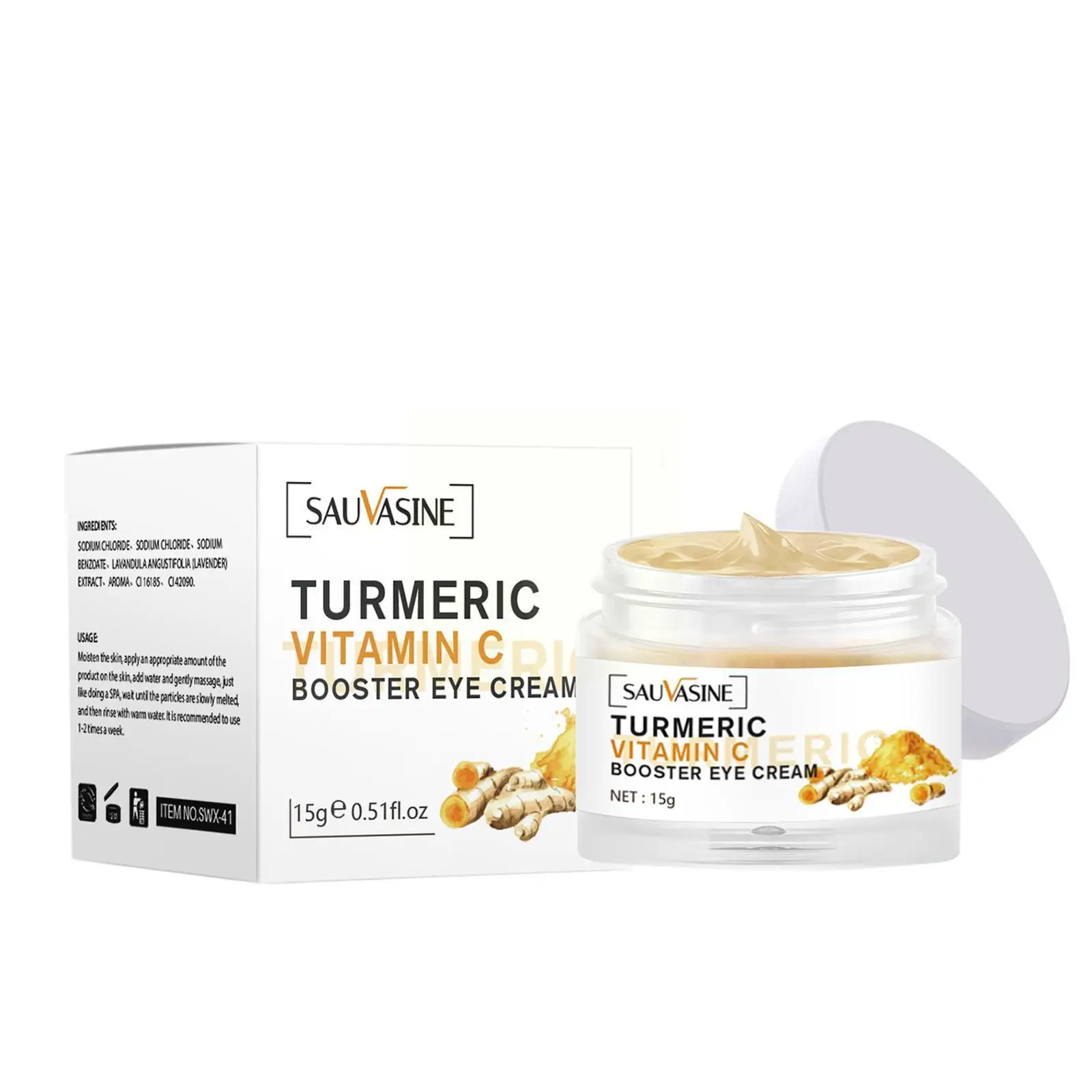 15g Turmeric Vitamin C Remove Dark Circles Eye Serum Bags Firm Massage Cream Eye Eye Lift Care Brightening Anti-Wrinkle Eye F8B6
15g Turmeric Vitamin C Remove Dark Circles Eye Serum Bags Firm Massage Cream Eye Eye Lift Care Brightening Anti-Wrinkle Eye F8B6