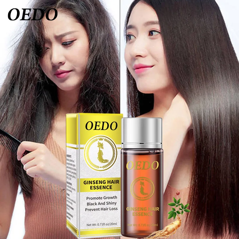 

Ginseng Hair Growth Oil Prevent Hair Loss Essential Oils Repair Damaged Hair Strengthen Hair Roots Accelerate Hair Growth 20ml