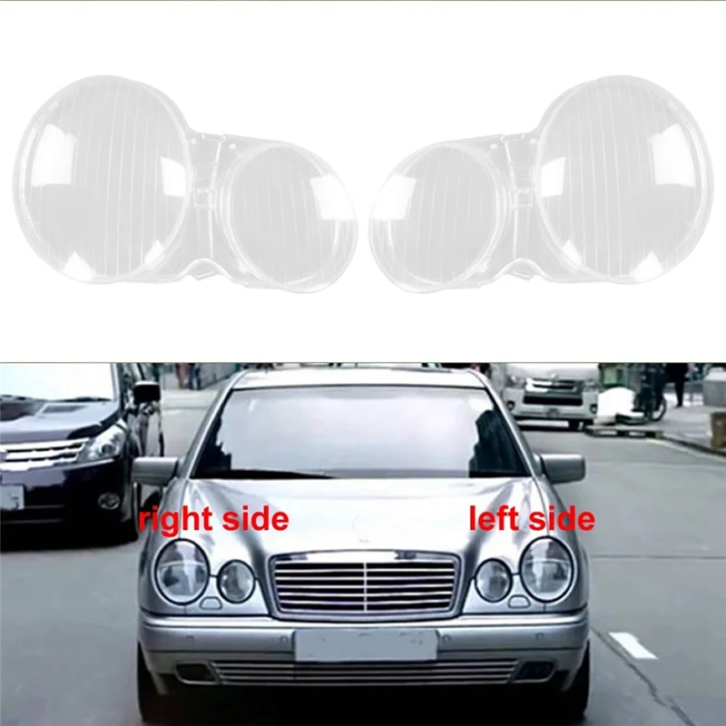 1Pair Car Headlight Shell Lamp Shade Transparent Lens Cover Headlight Cover for Benz 1995-2001 W210 E200 E240 E320 E430
1Pair Car Headlight Shell Lamp Shade Transparent Lens Cover Headlight Cover for Benz 1995-2001 W210 E200 E240 E320 E430