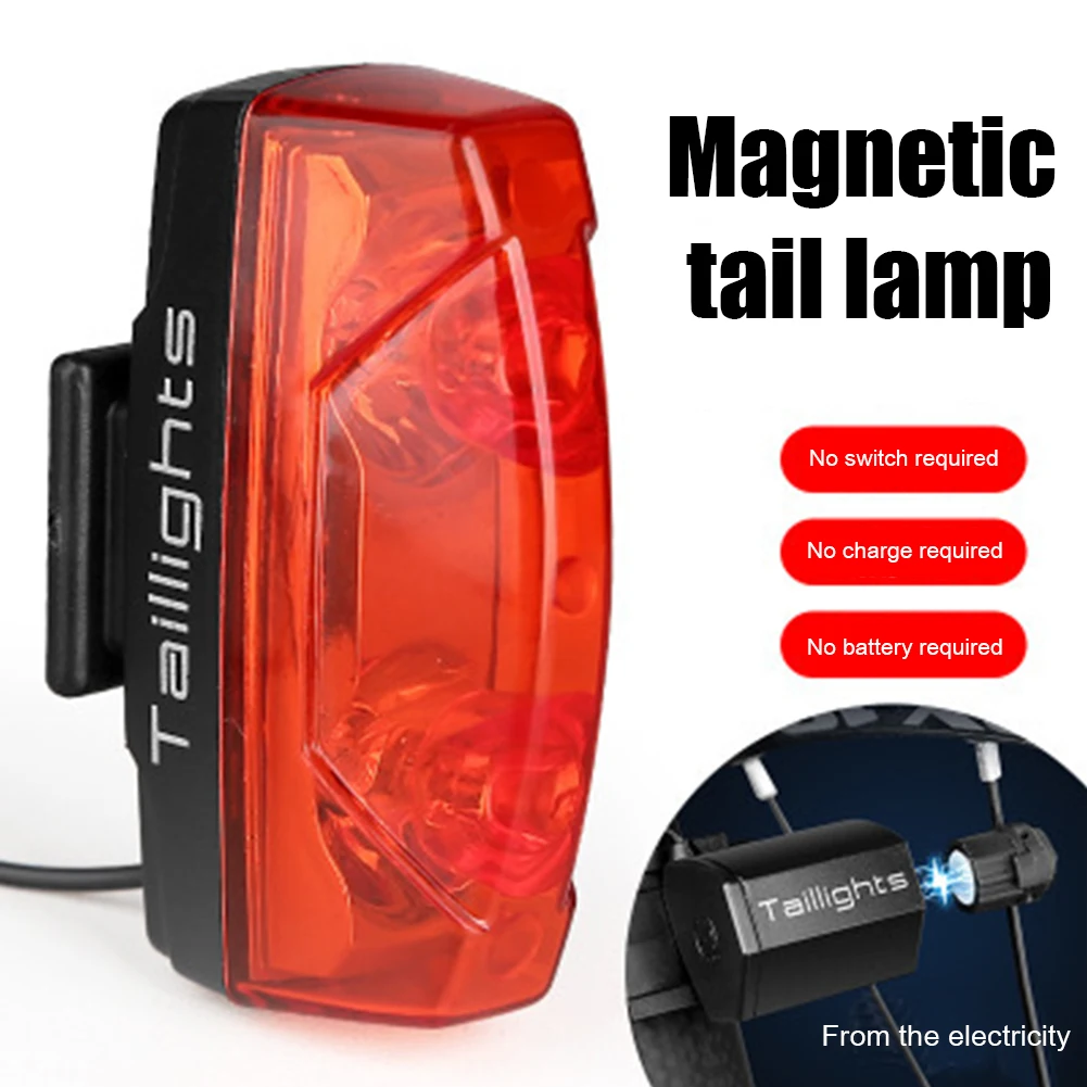 Magnetic Induction Bicycle Taillight Bike Warning Lamp Cycling Bike Rear Light Biking Portable Dustproof Cycling Parts
Magnetic Induction Bicycle Taillight Bike Warning Lamp Cycling Bike Rear Light Biking Portable Dustproof Cycling Parts