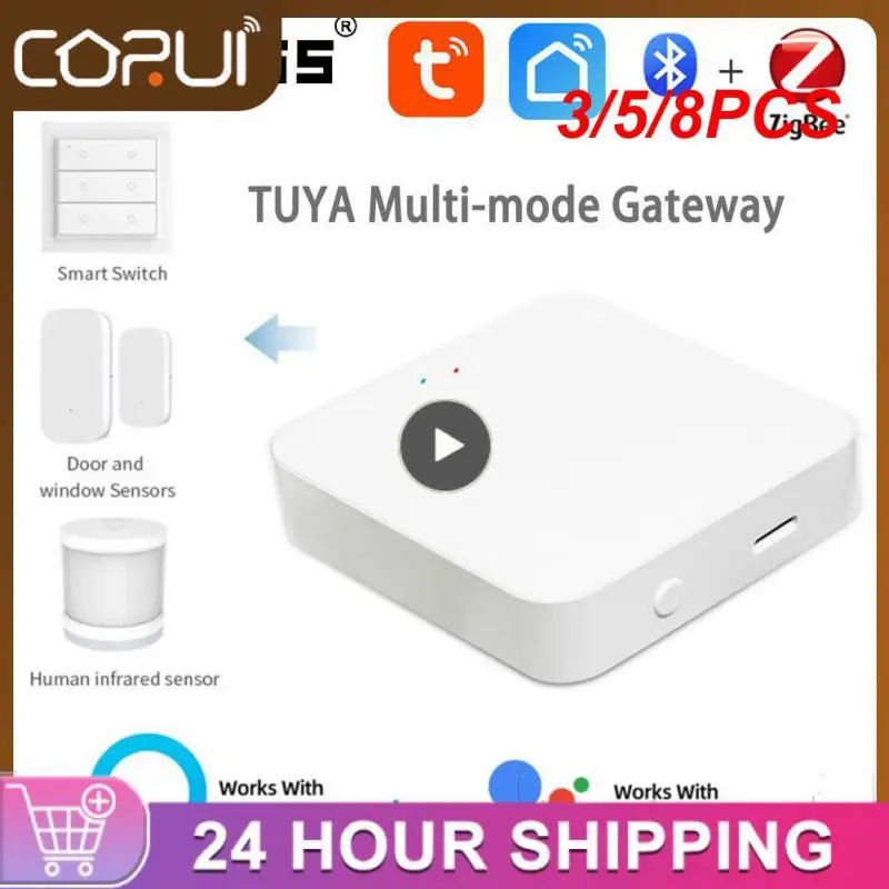 3/5/8PCS Wifi Zigbee Smart Bridge Brug Wireless Remote Control Multi-mode Gateway Tuya Voice Control Via Alexa And Google Home
3/5/8PCS Wifi Zigbee Smart Bridge Brug Wireless Remote Control Multi-mode Gateway Tuya Voice Control Via Alexa And Google Home