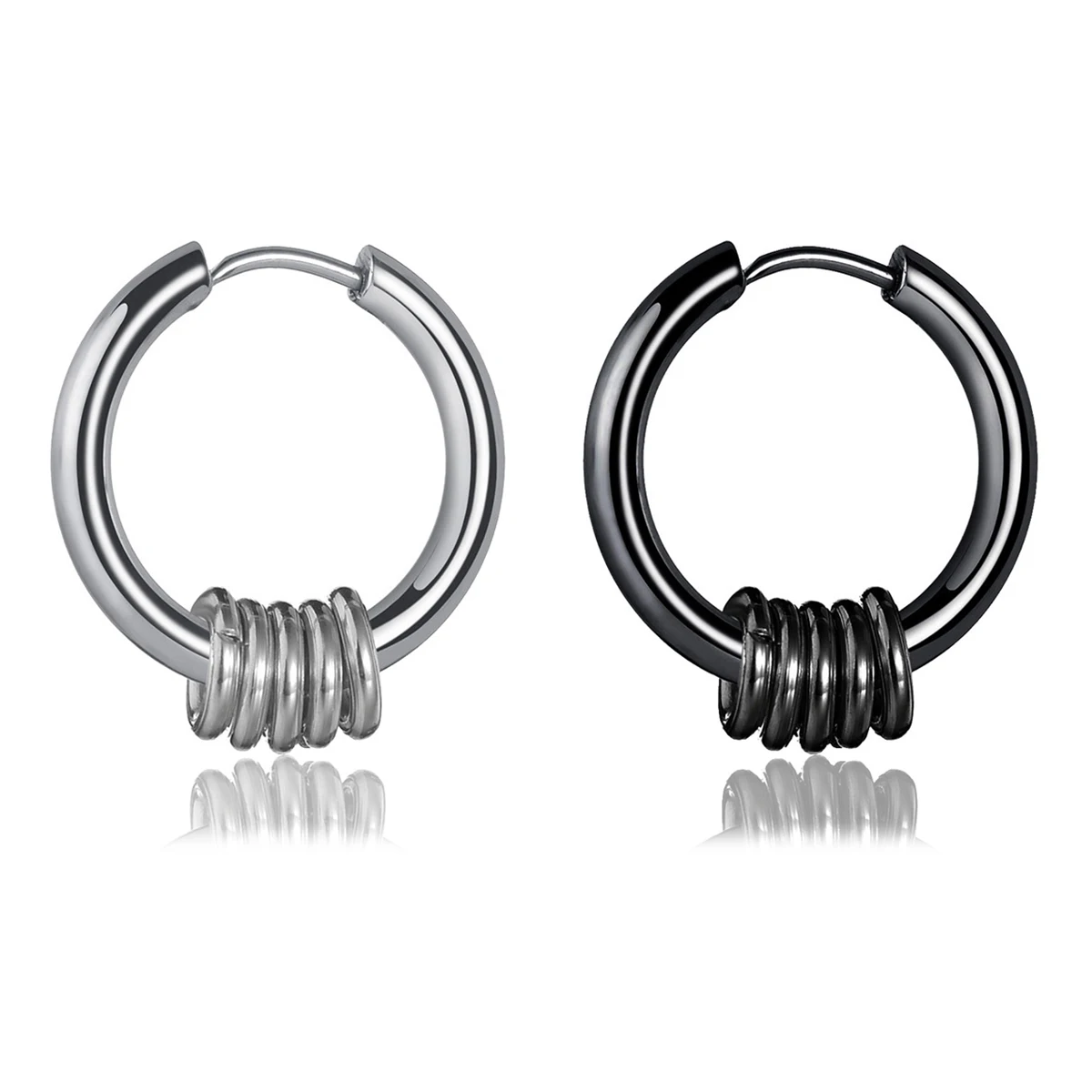 MeMolissa Fashion Stainless Steel Circle Hoop Earrings for Man/Women Punk Rock Stylish Earrings Unisex Piercing Ear Buckle
MeMolissa Fashion Stainless Steel Circle Hoop Earrings for Man/Women Punk Rock Stylish Earrings Unisex Piercing Ear Buckle