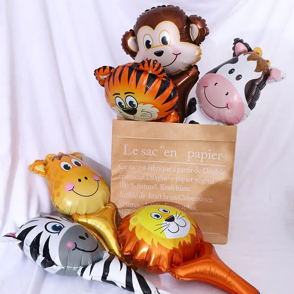 Party Decor Decoration Globos Jungle Party Decoration Kid Toys Animal Head Foil Balloons Hand Stick Toys Inflatable Air Balloon
Party Decor Decoration Globos Jungle Party Decoration Kid Toys Animal Head Foil Balloons Hand Stick Toys Inflatable Air Balloon