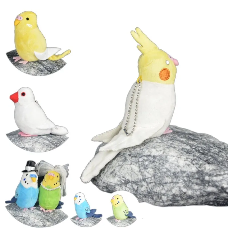 Cute Kawaii Cockatiel Parrot Soft Plush Keychain Bag Pendant Anime Figure Toys for Kids Girls Gift
Cute Kawaii Cockatiel Parrot Soft Plush Keychain Bag Pendant Anime Figure Toys for Kids Girls Gift
