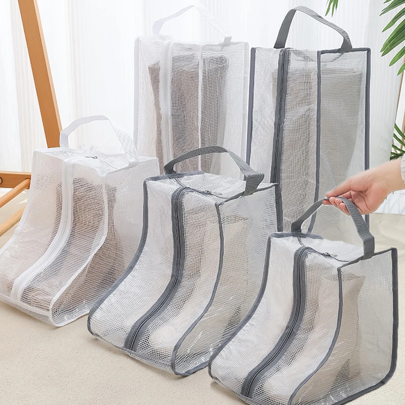 Clear Zipper Boot Storage Bags Dustprooft Moisture-proof Foldable Protection Shoes Home Display Bag Travel Bag Shoe Storage Pack
Clear Zipper Boot Storage Bags Dustprooft Moisture-proof Foldable Protection Shoes Home Display Bag Travel Bag Shoe Storage Pack