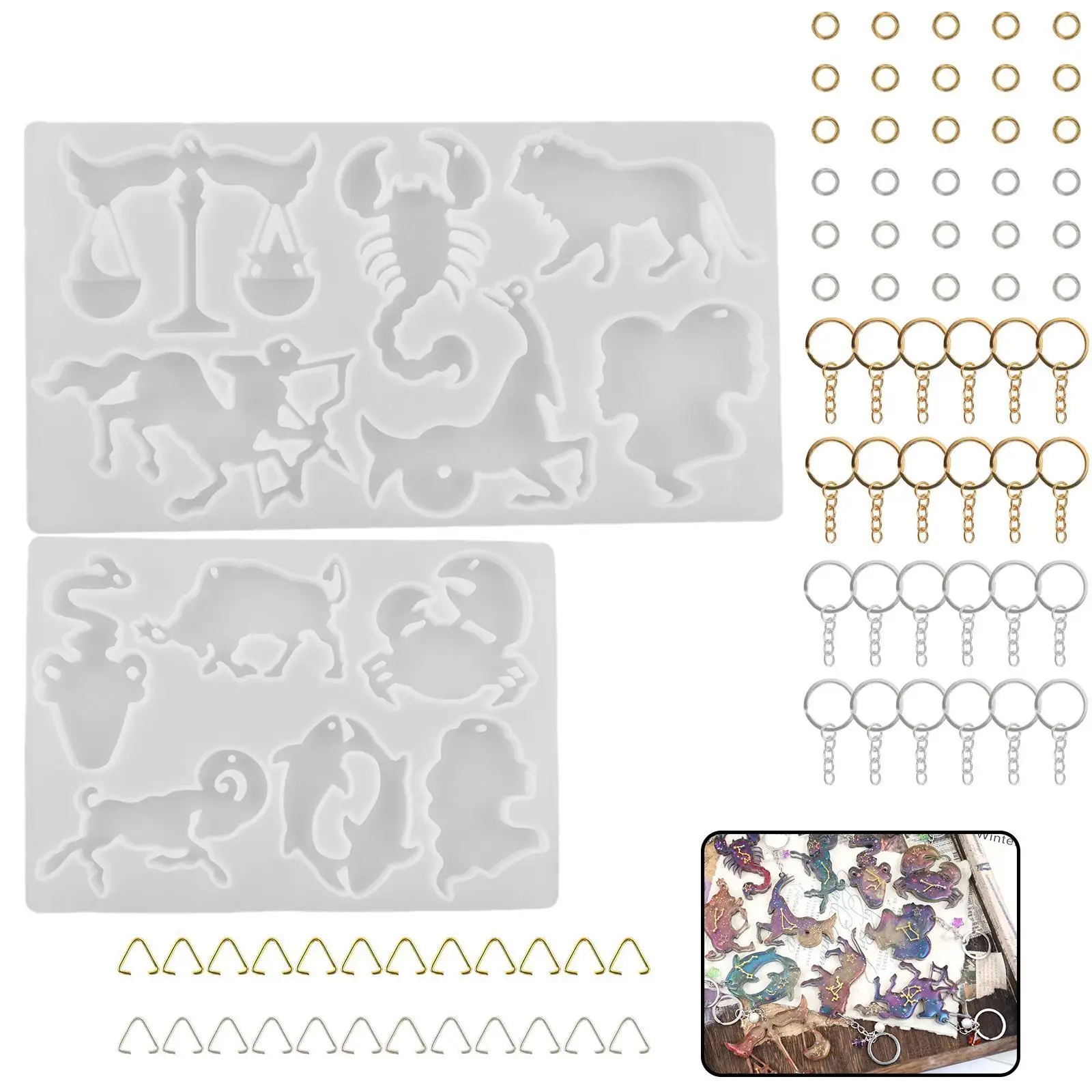 12 Horoscopes Silicone Casting Molds Jewelry Tools For DIY Resin Horoscopes Pendants Keychain Uv Epoxy Art Craft Handmade Making
12 Horoscopes Silicone Casting Molds Jewelry Tools For DIY Resin Horoscopes Pendants Keychain Uv Epoxy Art Craft Handmade Making