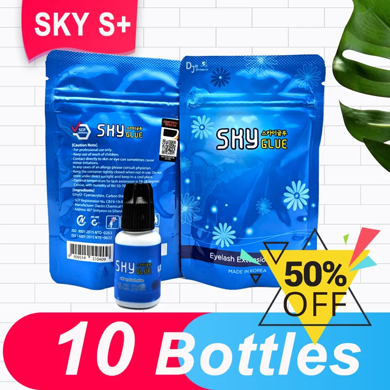 2/5/10 Bottles Sky S+ Glue Black Cap Eyelashes Extension Glue False Lash Strong Adhesives Retention 7 Weeks No Irritation
2/5/10 Bottles Sky S+ Glue Black Cap Eyelashes Extension Glue False Lash Strong Adhesives Retention 7 Weeks No Irritation
