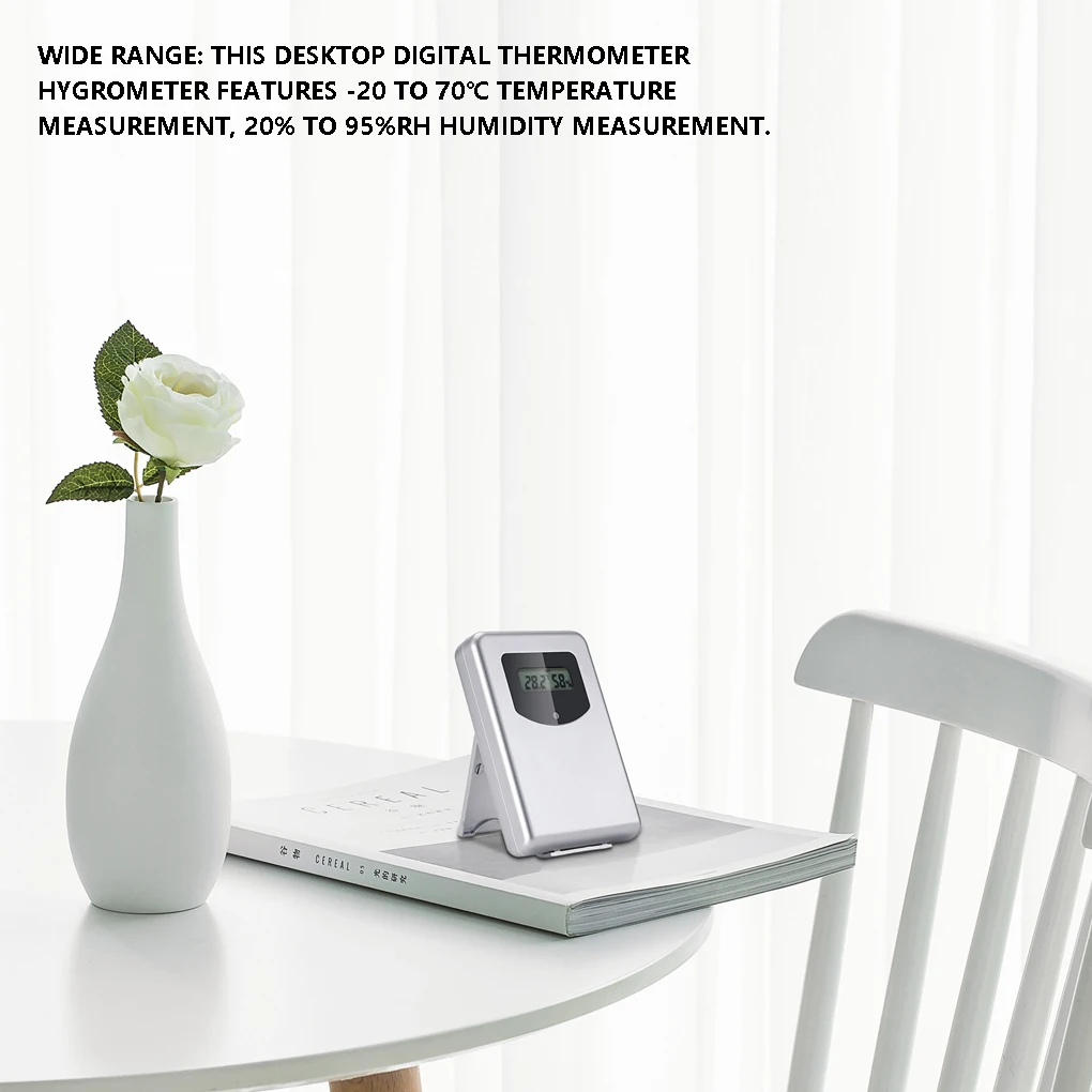 Digital Wireless -20 to 70 Room Temperature Humidity Desktop Meter Home Accurate Thermometer Hygrometer Measuring Tool
Digital Wireless -20 to 70 Room Temperature Humidity Desktop Meter Home Accurate Thermometer Hygrometer Measuring Tool