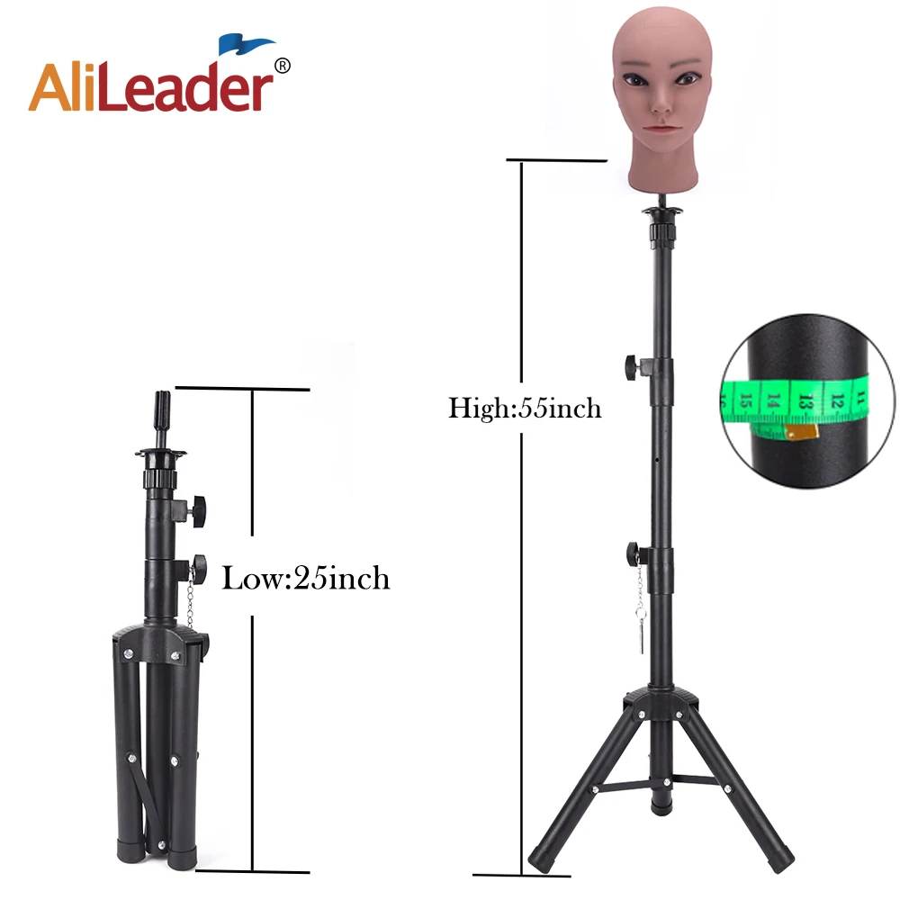 New 140Cm Adjustable Wig Stand Tripod For Wig Mannequin Head Stand Manikin Head Tripod Stand Holder For Hairdressing Head Stand
New 140Cm Adjustable Wig Stand Tripod For Wig Mannequin Head Stand Manikin Head Tripod Stand Holder For Hairdressing Head Stand