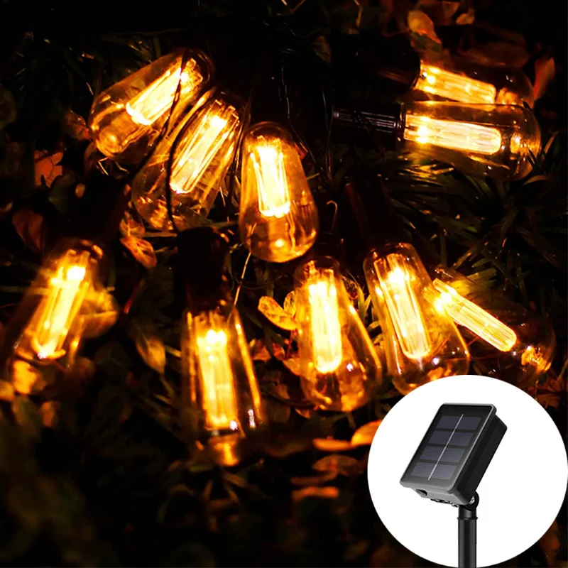 Solar Outdoor Lights Garland String Lights LED Fairy Lights Bulb IP65 Waterproof Christmas Lights Street Garland New Year 2023
Solar Outdoor Lights Garland String Lights LED Fairy Lights Bulb IP65 Waterproof Christmas Lights Street Garland New Year 2023