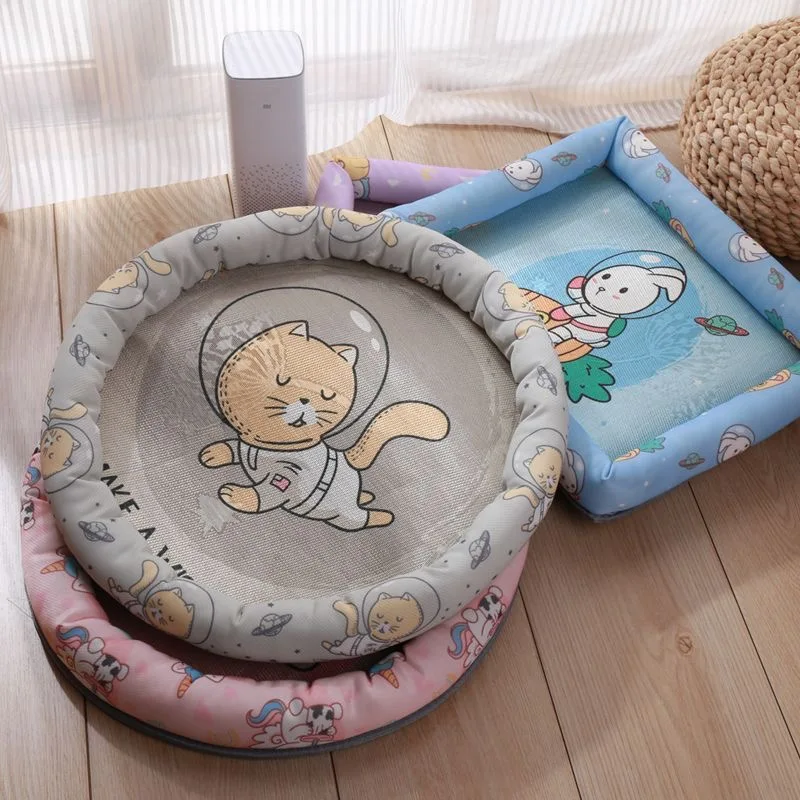 Pet Bed Dog Accessories Home Ice Silk Material Cat Mat Non Sticky Cool In Summer Puppy Sleeping Pad Soft Washable Kitten Durable
Pet Bed Dog Accessories Home Ice Silk Material Cat Mat Non Sticky Cool In Summer Puppy Sleeping Pad Soft Washable Kitten Durable