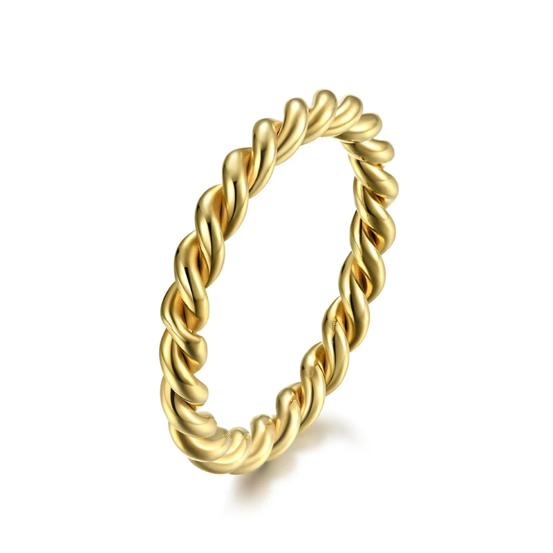 Simple Ring For Women 3mm Winding Wedding Engagement Ring Gold Black Silver Color Fashion Gift Jewelry
Simple Ring For Women 3mm Winding Wedding Engagement Ring Gold Black Silver Color Fashion Gift Jewelry
