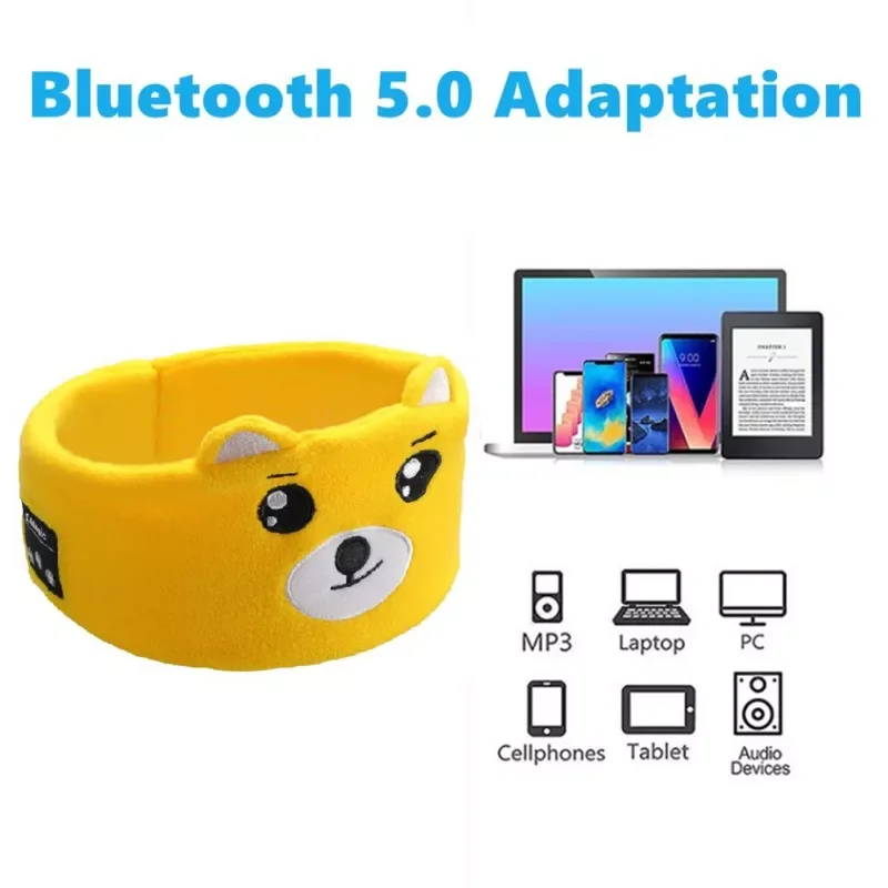 NEW2023 Wireless Bluetooth V5.0 Stereo Headset Cartoon Animal Headband Sleeping Aid Soft Sleep Eye Mask Eyepatch Music Calling H
NEW2023 Wireless Bluetooth V5.0 Stereo Headset Cartoon Animal Headband Sleeping Aid Soft Sleep Eye Mask Eyepatch Music Calling H