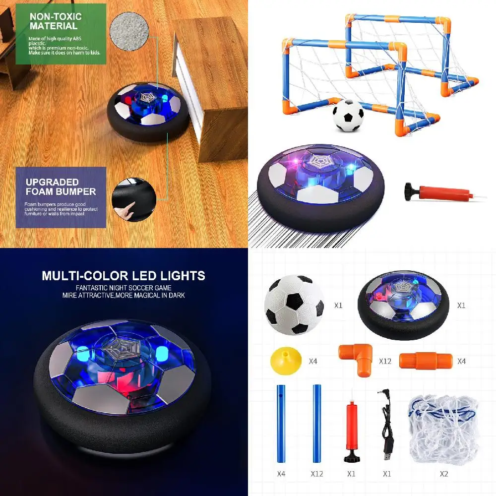 and Air Pump Rechargeable Premium High-Quality LED Indoor/Outdoor Games Toys Soccer Ball Set with 2 Goals and Air Pump for Kids
and Air Pump Rechargeable Premium High-Quality LED Indoor/Outdoor Games Toys Soccer Ball Set with 2 Goals and Air Pump for Kids
