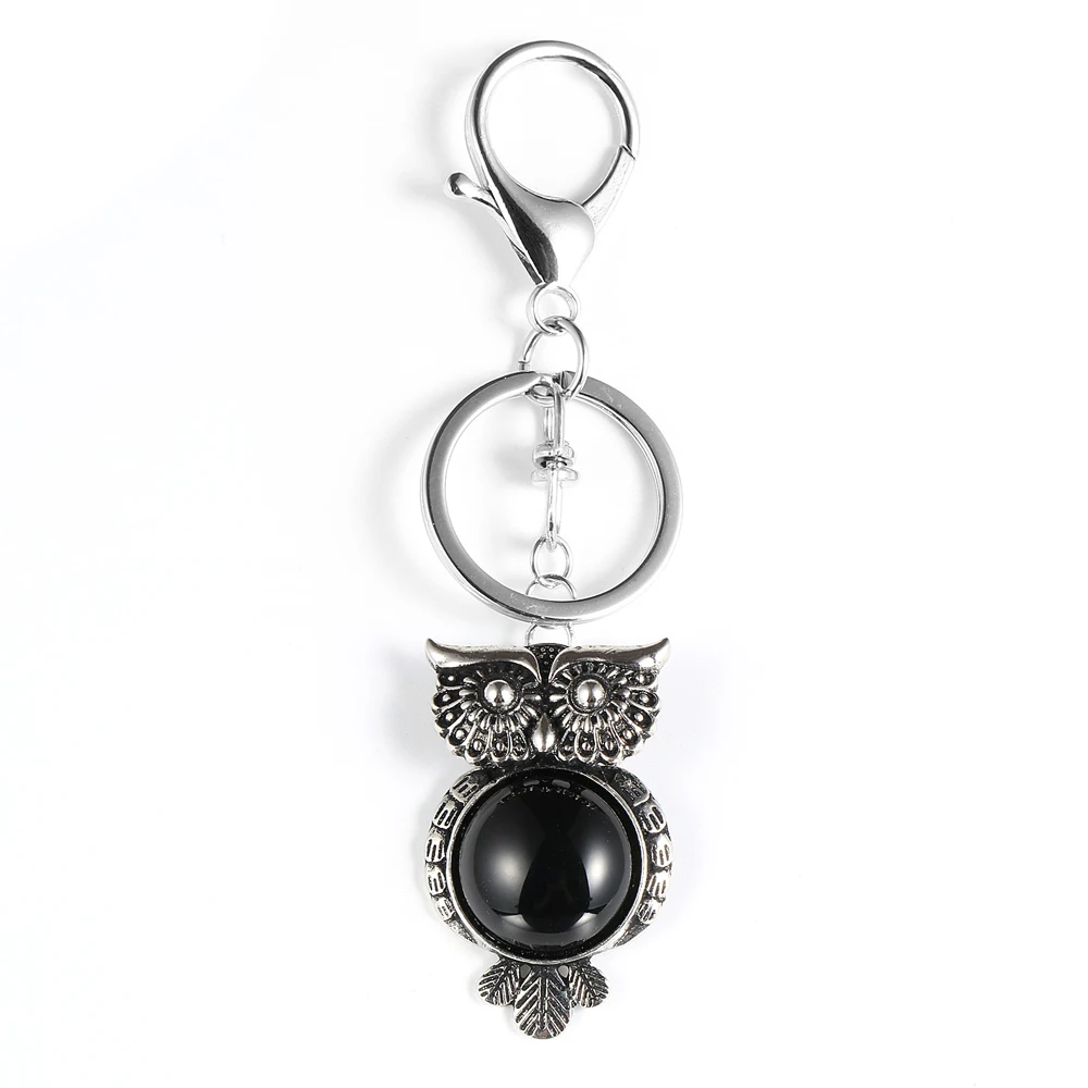 Vintage Owl Pendant Key Chain For Men Women Natural Turquoises Opal Tiger Eye Stone Fashion Keychain Ring Party Jewelry Gift
Vintage Owl Pendant Key Chain For Men Women Natural Turquoises Opal Tiger Eye Stone Fashion Keychain Ring Party Jewelry Gift
