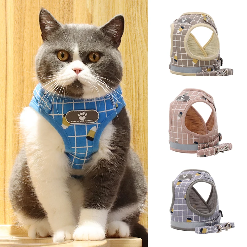 Светоотражающий сетчатый ошейник для маленьких собак, нейлоновый жилет с регулируемым поводком, для кошек
Светоотражающий сетчатый ошейник для маленьких собак, нейлоновый жилет с регулируемым поводком, для кошек