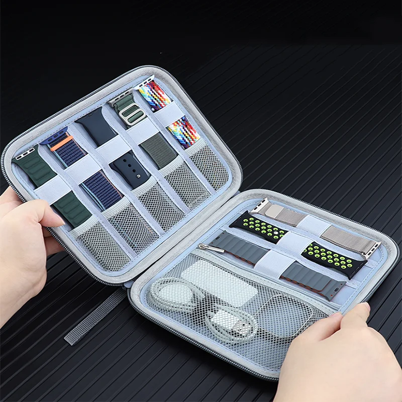 Smart Watch Band Storage Organizer Multifunction Portable Watch Strap Box for Apple Watch Travel Pouch Bag Holds 10-15 Bands
Smart Watch Band Storage Organizer Multifunction Portable Watch Strap Box for Apple Watch Travel Pouch Bag Holds 10-15 Bands
