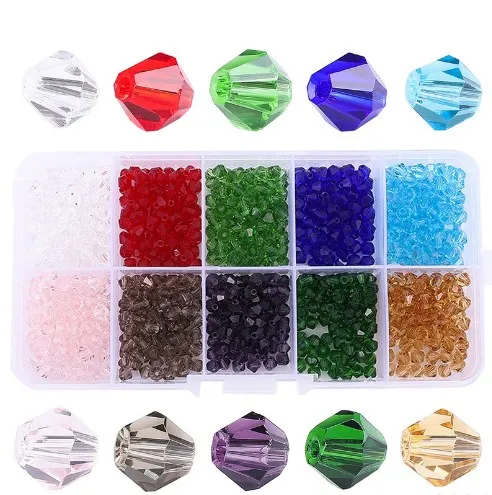 1 box 10color diamond 4mm Faceted Glass Beads Crystal Loose Spacer For Jewelry Making DIY Bracelet
1 box 10color diamond 4mm Faceted Glass Beads Crystal Loose Spacer For Jewelry Making DIY Bracelet
