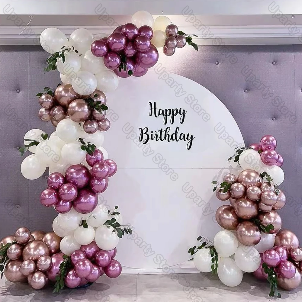 Magenta Balloon Arch Garland Kit Pearl White Chrome Champagne Gold Metal Pink Birthday Balloons Baby Shower Wedding Decorations 
Magenta Balloon Arch Garland Kit Pearl White Chrome Champagne Gold Metal Pink Birthday Balloons Baby Shower Wedding Decorations