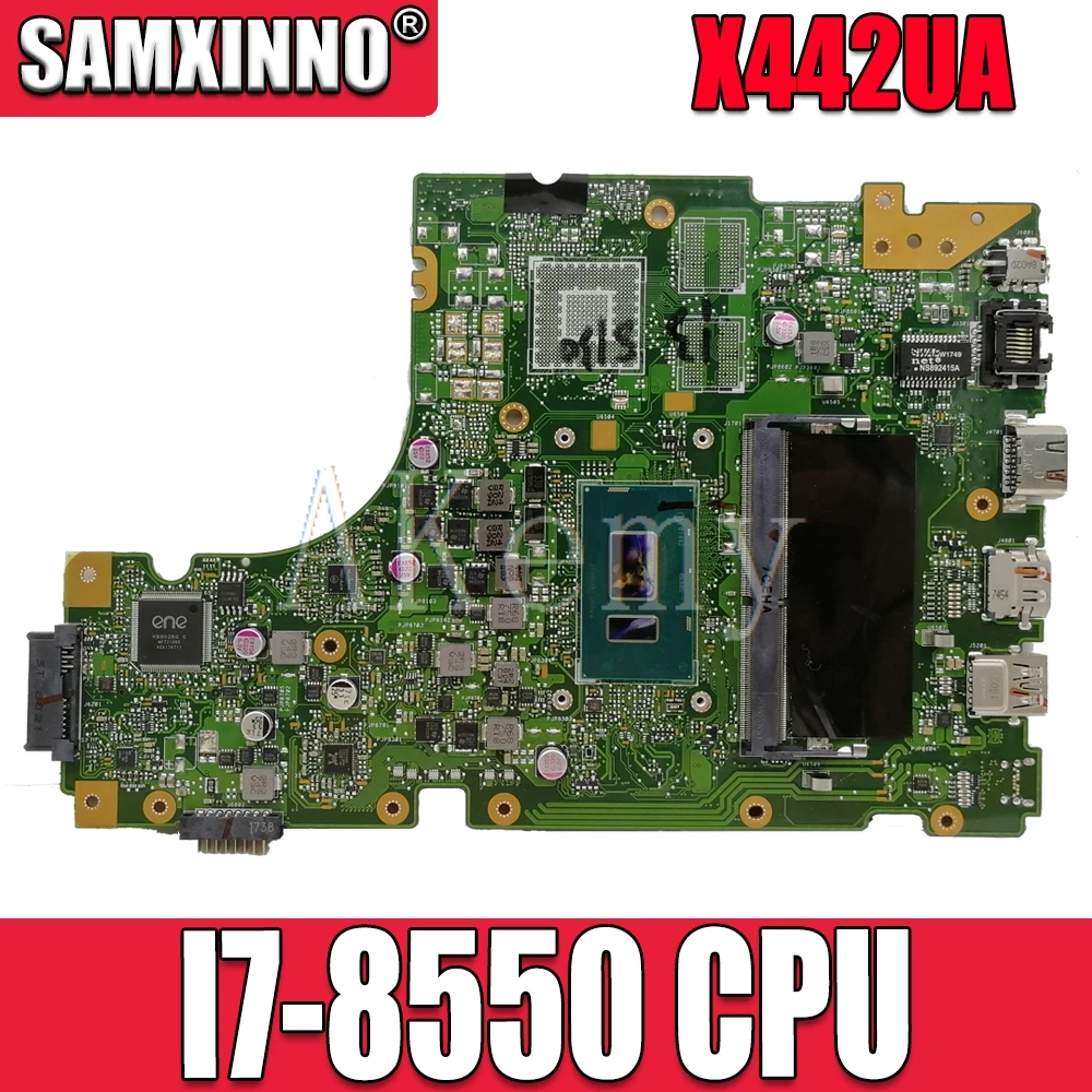 SAMXINNO For Asus X442 X442U X442UA X442UR X442UQ X442UQK X442UQR Laotop Mainboard X442UA Motherboard with I7-8550 CPU
SAMXINNO For Asus X442 X442U X442UA X442UR X442UQ X442UQK X442UQR Laotop Mainboard X442UA Motherboard with I7-8550 CPU