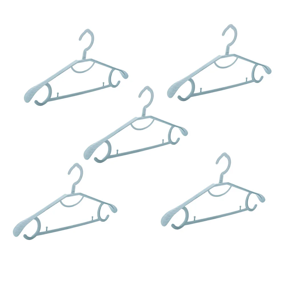 5 Pcs Plastic Non- Hanger Windproof Clothes Shirt Hangers Wardrobe Bracket Multipurpose Folding Trace 
5 Pcs Plastic Non- Hanger Windproof Clothes Shirt Hangers Wardrobe Bracket Multipurpose Folding Trace