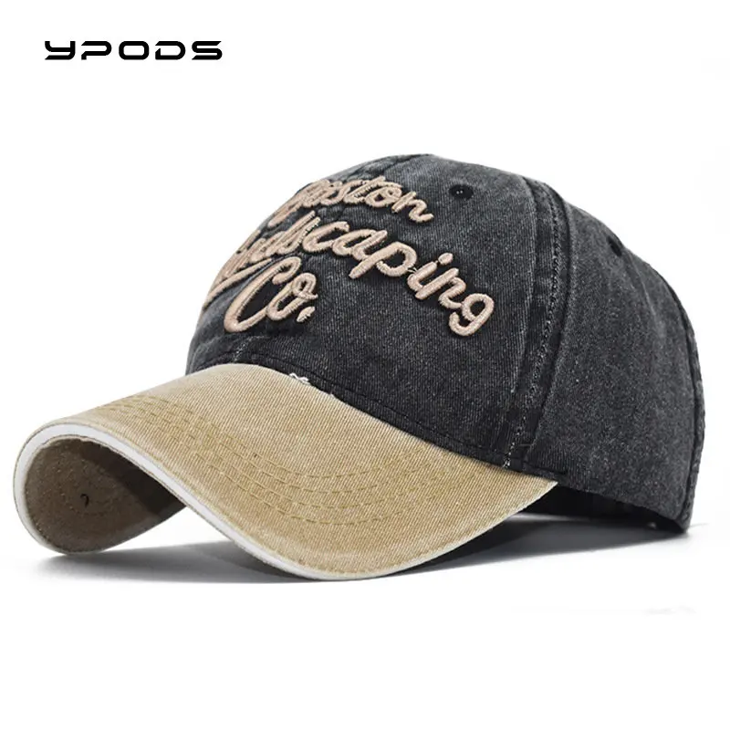 Spring New Splice Distressed Cotton Washed Baseball Hat 3D Letter 3D Embroidery Sun Visor Hat Sun Protection Male Dad Caps
Spring New Splice Distressed Cotton Washed Baseball Hat 3D Letter 3D Embroidery Sun Visor Hat Sun Protection Male Dad Caps