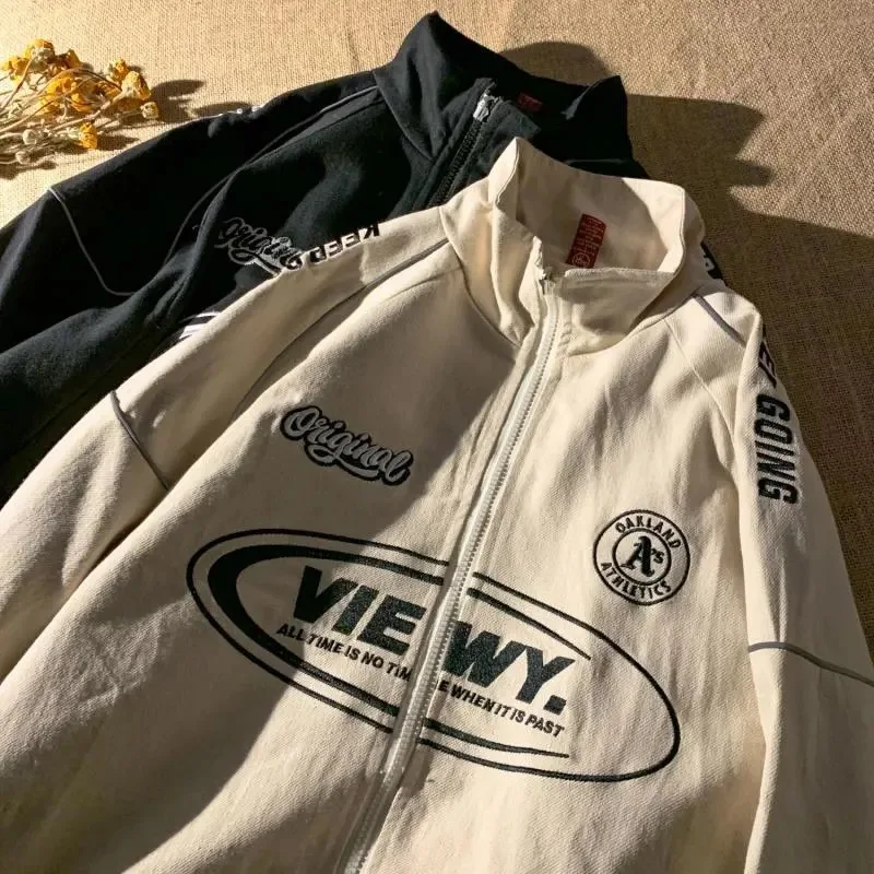 2023 Spring New Jacket Jacket Female Trend Wild Loose Baseball Uniform Letter Embroidery Casual Top Couple Harajuku Sweatshirt
2023 Spring New Jacket Jacket Female Trend Wild Loose Baseball Uniform Letter Embroidery Casual Top Couple Harajuku Sweatshirt