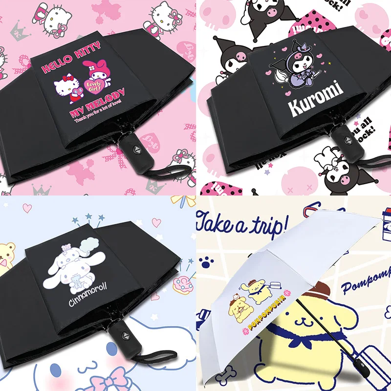 Kawaii Sanrio Cartoon Kitty Kuromi My Melody Cinnamoroll Pompom Purin Foldable Sun Protection Umbrella To Prevent UV Sunshade
Kawaii Sanrio Cartoon Kitty Kuromi My Melody Cinnamoroll Pompom Purin Foldable Sun Protection Umbrella To Prevent UV Sunshade