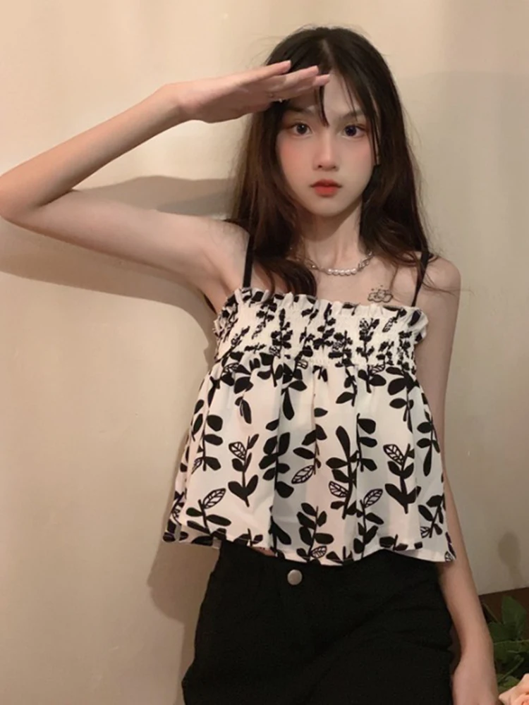 Blouse, vest, women's inner layer, summer thin style, outer layer, 2022 new French style small fresh, sweet and spicy short flor
Blouse, vest, women's inner layer, summer thin style, outer layer, 2022 new French style small fresh, sweet and spicy short flor