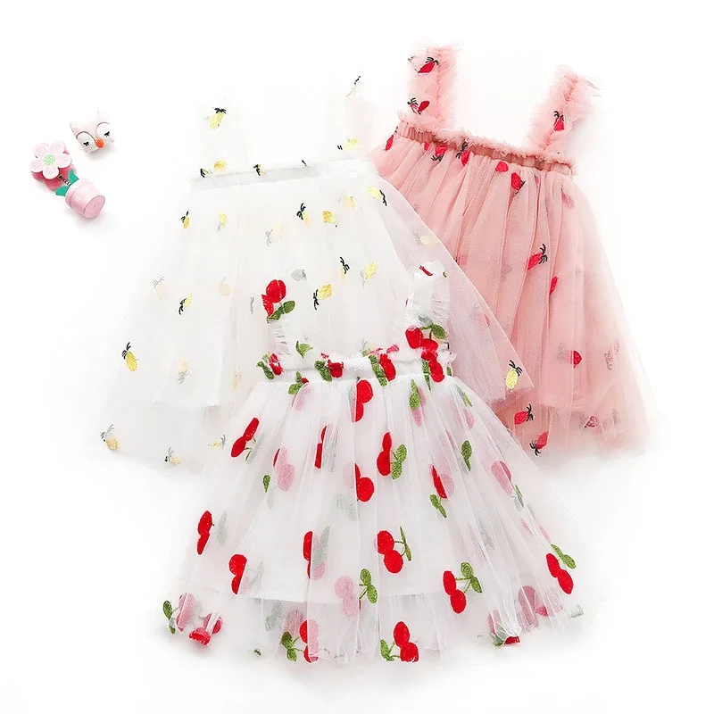 Mesh Baby Girl Dress Princess Suspender Skirt For Birthday Party Baby Girl Clothes Toddler Lace Sleeveless Casual Clothing 0-5Y
Mesh Baby Girl Dress Princess Suspender Skirt For Birthday Party Baby Girl Clothes Toddler Lace Sleeveless Casual Clothing 0-5Y