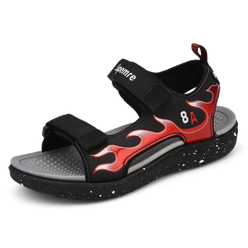 Children's Baotou Sandals Korean Version of Non-slip Soft Bottom Velcro Small Medium and Big Boys Beach Shoes Baby Sandals
Children's Baotou Sandals Korean Version of Non-slip Soft Bottom Velcro Small Medium and Big Boys Beach Shoes Baby Sandals
