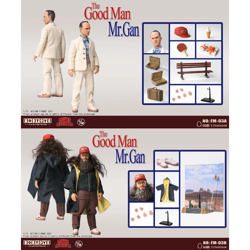 In Stock BOBTOYS FM-03 1/12 Movie Museum Goodman Forrest Gump Soldier Doll Anime Action Figure Toy Gift Model Collection Hobbies
In Stock BOBTOYS FM-03 1/12 Movie Museum Goodman Forrest Gump Soldier Doll Anime Action Figure Toy Gift Model Collection Hobbies