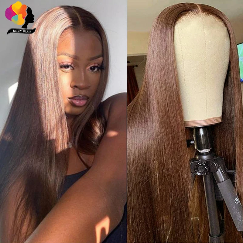 Chocolate Brown Lace Front Wigs Human Hair wig Pre-Plucked Straight Human Hair Wigs 13x4 Transparent Lace Front Human Hair Wigs
Chocolate Brown Lace Front Wigs Human Hair wig Pre-Plucked Straight Human Hair Wigs 13x4 Transparent Lace Front Human Hair Wigs