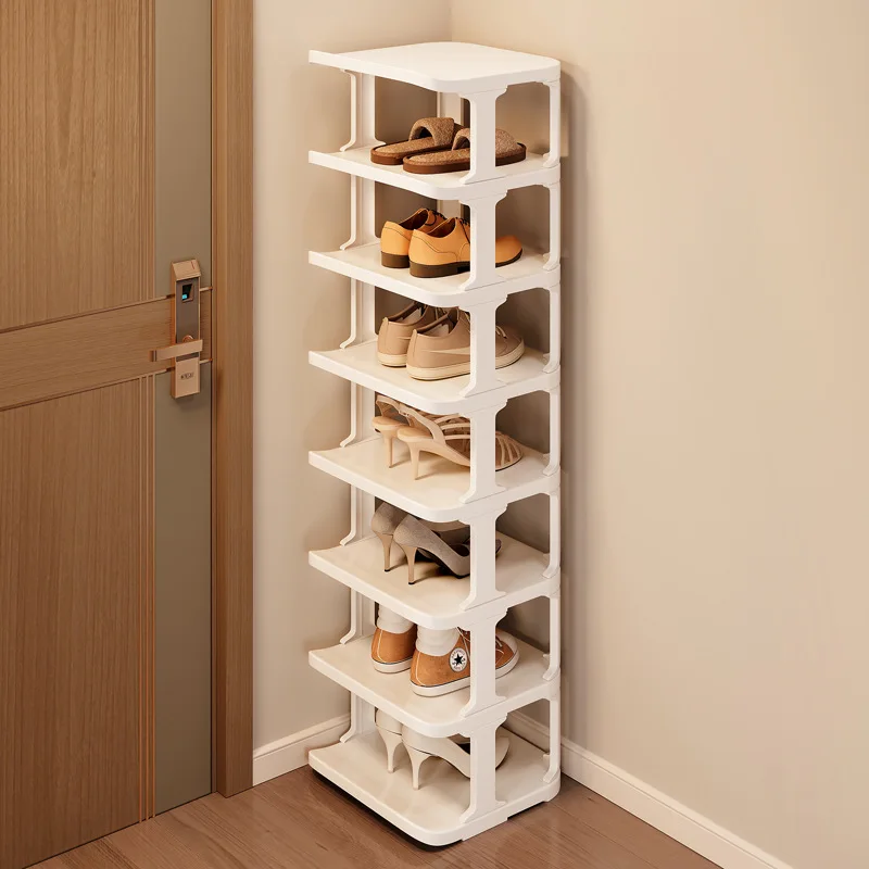 Simple door Plastic shoe shelf, small seam narrow corridor dormitory, shoe storage wall angle shoe cabinet
Simple door Plastic shoe shelf, small seam narrow corridor dormitory, shoe storage wall angle shoe cabinet