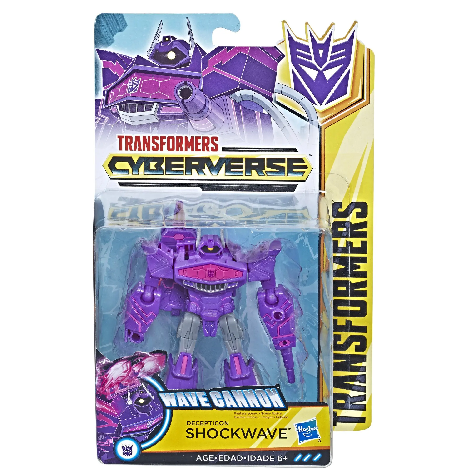 Экшн-фигурки Hasbro Трансформеры Cyberverse Warrior Class Decepticon Shockwave, игрушка для детей, подарок на день рождения, E4313
Экшн-фигурки Hasbro Трансформеры Cyberverse Warrior Class Decepticon Shockwave, игрушка для детей, подарок на день рождения, E4313
