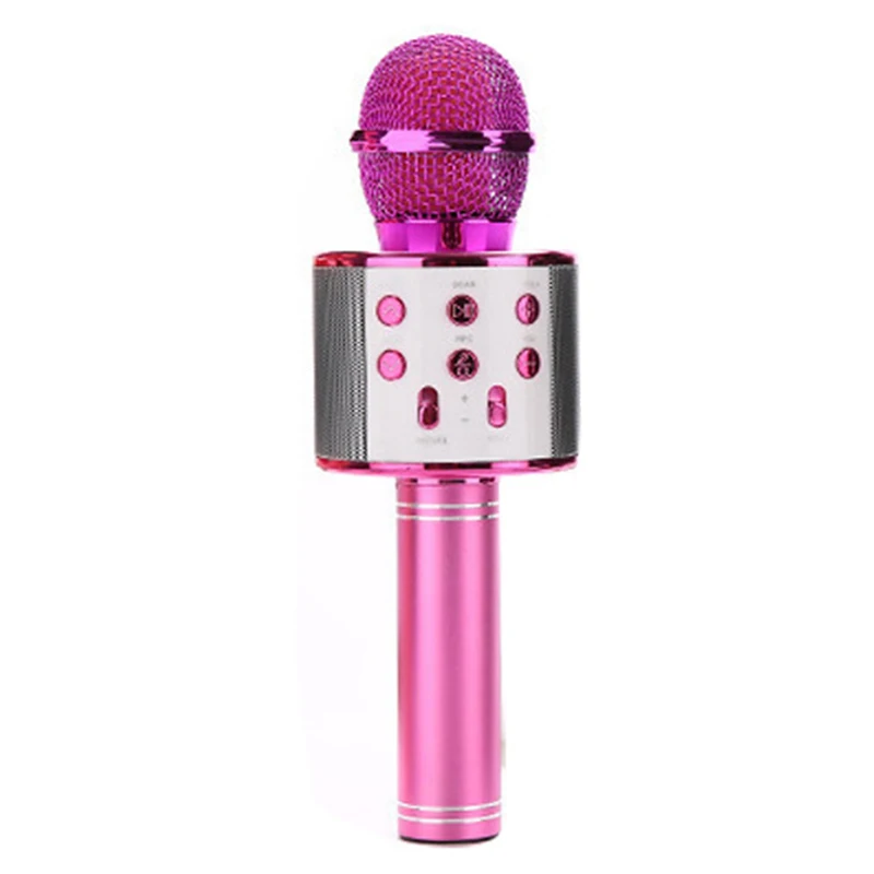 Hot Sale Wireless Microphone for Kids Mobile Phone Karaoke Microphone Portable Vocal Singing Recording Mike Bluetooth-Compatible
Hot Sale Wireless Microphone for Kids Mobile Phone Karaoke Microphone Portable Vocal Singing Recording Mike Bluetooth-Compatible